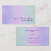 Holografische Visitenkarten Visitenkarte (Vorne/Hinten)