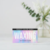 Holografische Waschkarte, Haarentfernung  Visitenkarte (Stehend Vorderseite)