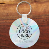 Holografische Werbung für moderne Firmenlogos Schlüsselanhänger (Vorderseite)