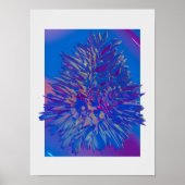 Holografischer 80er Moderne Futuristische Kunst Poster (Vorne)