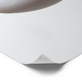 Holografischer 80er Moderne Futuristische Kunst Poster (Ecke)