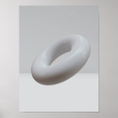 Holografischer 80er Moderne Futuristische Kunst Poster (Vorne)