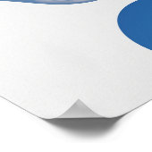 Holografischer 80er Moderne Futuristische Kunst Poster (Ecke)