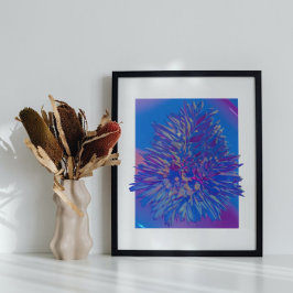 Holografischer 80er Moderne Futuristische Kunst Poster