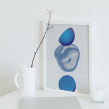 Holografischer 80er Moderne Futuristische Kunst