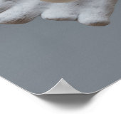 Holografischer 80er Moderne Futuristische Kunst Poster (Ecke)