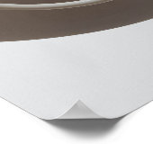 Holografischer 80er Moderne Futuristische Kunst Poster (Ecke)