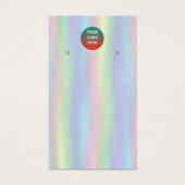 Holografischer Abstrakter Ohrring für kundenspezif (Vorderseite)