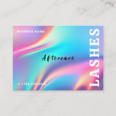 Holografischer Ästhetiker Lash Client nach Pflege Visitenkarte (Vorderseite)