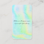 Holografischer Design-Visitenkarte Visitenkarte (Rückseite)