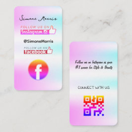 Holografischer Design-Visitenkarte Visitenkarte