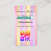 Holografischer Design-Visitenkarte Visitenkarte (Vorderseite)