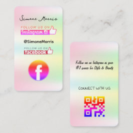 Holografischer Design-Visitenkarte Visitenkarte