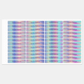 Holografischer Effekt Etiketten (Blatt)