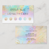 Holografischer Effekt von Treuekarten-IMITATEN Visitenkarte (Vorne/Hinten)