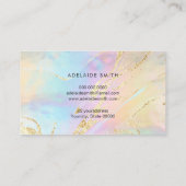 Holografischer Effekt von Treuekarten-IMITATEN Visitenkarte (Rückseite)