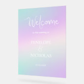 Holografischer Empfang Acrylschild (Winkel)