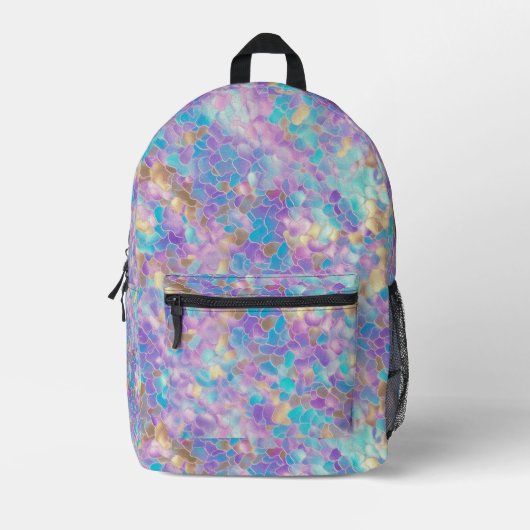 Holografischer Film Bedruckter Rucksack (Vorderseite)