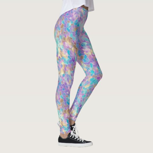 Holografischer Film Leggings (Rechts)