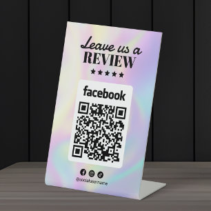 Holografischer Friseursalon Facebook Bewertungen Q Sockelschild
