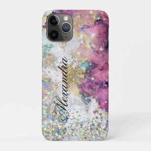 Holografischer Glitter Einzigartiger Gold-Pink-Mar Case-Mate iPhone Hülle