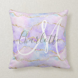 Holografischer Glitzer-Agongram Kissen