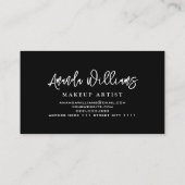 Holografischer Glitzer Glitzern Lips Einzigartig S Visitenkarte (Rückseite)