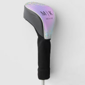 Holografischer Glitzer Golf Headcover (angewinkelt)