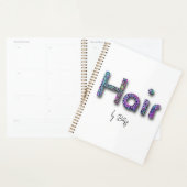 Holografischer Glitzer Hair Stylist Terminkalender Planer (Anzeige)