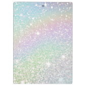 Holografischer Glitzer Klemmbrett (Rückseite)