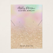 Holografischer Glitzer Ohrring-Halskette-Bildschir (Vorderseite)