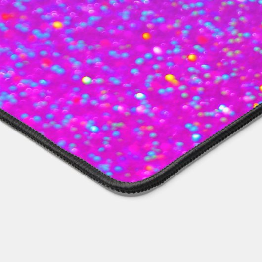 holografischer Glitzer Schreibtischunterlage (Ecke)