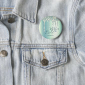 Holografischer Glitzer Tropfen Mutter der Braut Button (Beispiel)