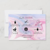 Holografischer Hintergrund Hologram Neon Candle Dankeskarte (Vorderseite)