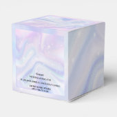 Holografischer Hintergrund Hologram Neon Overlay Geschenkschachtel (Rückseite)