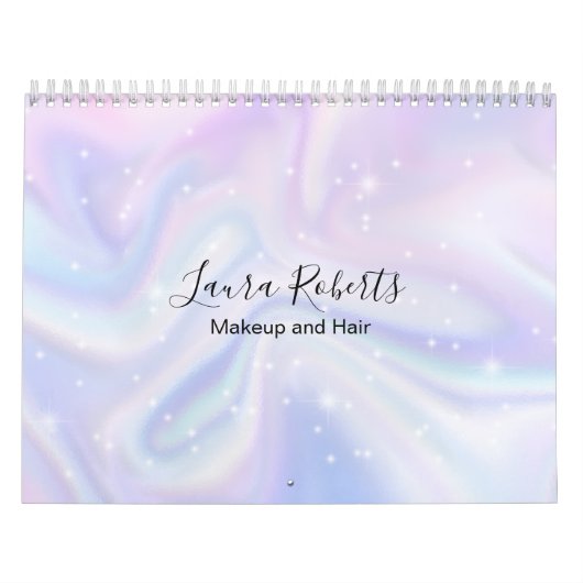 Holografischer Hintergrund Hologram Neon Overlay Kalender (Titelbild)