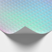 Holografischer Hintergrund. Hologramm-Glitch. Mult Geschenkpapier (Ecke)