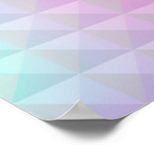 Holografischer Hintergrund. Hologramm-Glitch. Mult Poster (Ecke)