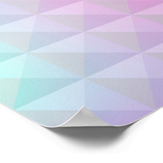 Holografischer Hintergrund. Hologramm-Glitch. Mult Poster (Ecke)