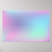 Holografischer Hintergrund. Hologramm-Glitch. Mult Poster (Vorne)