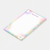 Holografischer Hintergrund Post-it Klebezettel (angewinkelt)