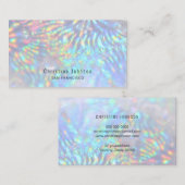 holografischer Hintergrund von Imitaten Visitenkarte (Vorne/Hinten)