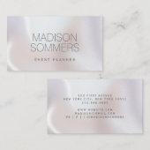 Holografischer Iridescent-Event-Planer Visitenkarte (Vorne/Hinten)