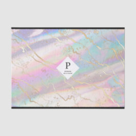 Holografischer Iridescent Opal Gemstone | Logo Seidenpapier
