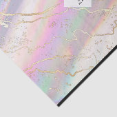 Holografischer Iridescent Opal Gemstone | Logo Seidenpapier (Ausschnitt)