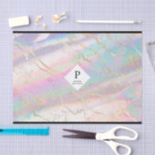 Holografischer Iridescent Opal Gemstone | Logo Seidenpapier (Handwerk)