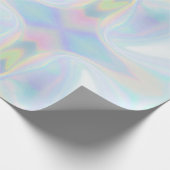 Holografischer Iridesport Niedlich Moderner Urlaub Geschenkpapier (Ecke)
