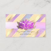 Holografischer Lotus Visitenkarte (Vorderseite)