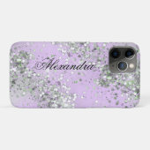 Holografischer Luxus-Bling-Sparkling-Glitter-Kunde Case-Mate iPhone Hülle (Rückseite (Horizontal))