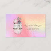 Holografischer Macaron Macaron Visitenkarte (Vorderseite)